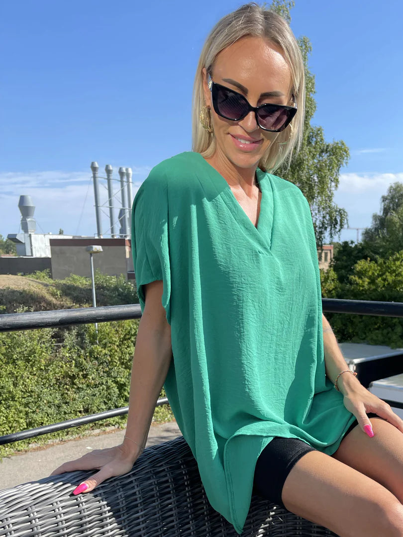 Katrine - Tunika med spets i ryggen